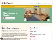 Website Screenshot Kids Planet Duston