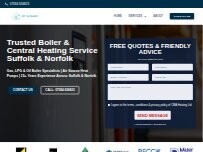 Website Screenshot CMA Heating Ltd