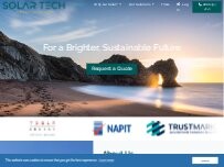 Website Screenshot Solar Tech Solutions Ltd