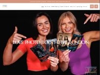 Website Screenshot Vivid Booths London
