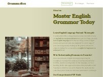 Website Screenshot GrammarBox