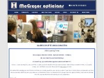 Website Screenshot McGregor Opticians Ltd