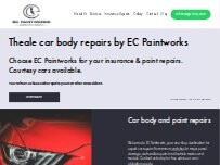 Website Screenshot EC Paintworks