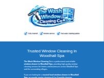 Website Screenshot The Wash Window Cleaning Co