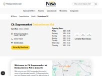 Website Screenshot Ck Supermarket