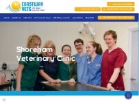 Website Screenshot Coastway Vets, Shoreham