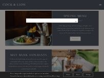 Website Screenshot Cock & Lion