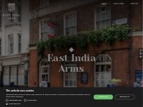 Website Screenshot East India Arms