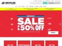 Website Screenshot JD Sports