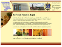 KertÃ©sz PanziÃ³ website screenshot