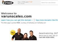 Screenshot for http://www.varunscales.com