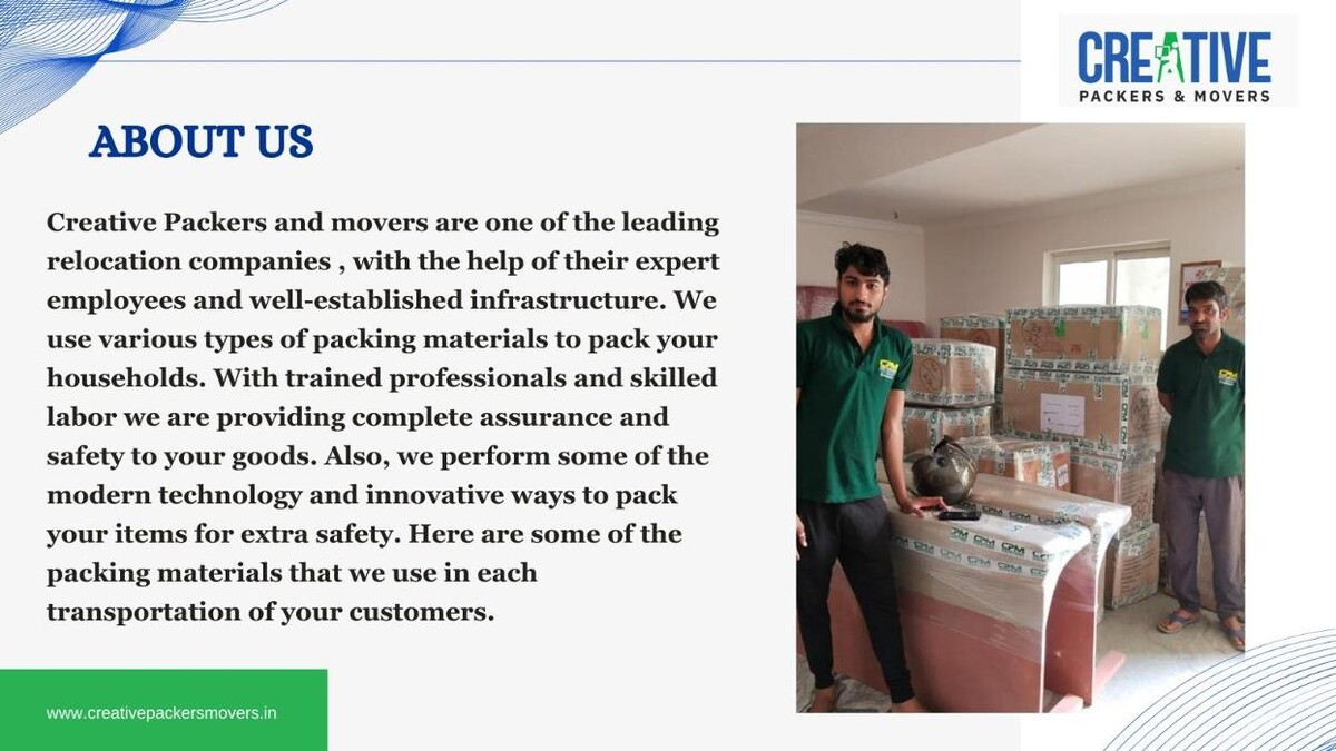 Images Creative Packers and Movers Bangalore