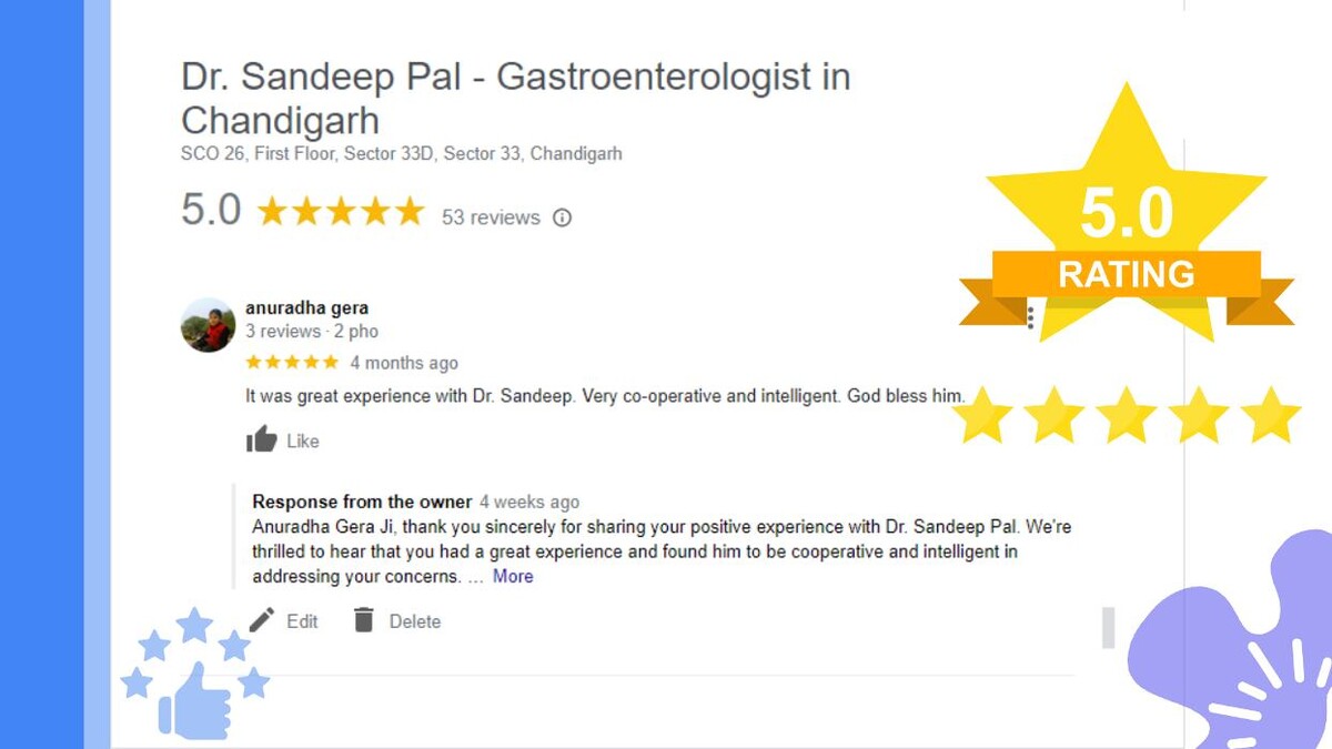 Images Dr. Sandeep Pal - Gastroenterologist in Chandigarh