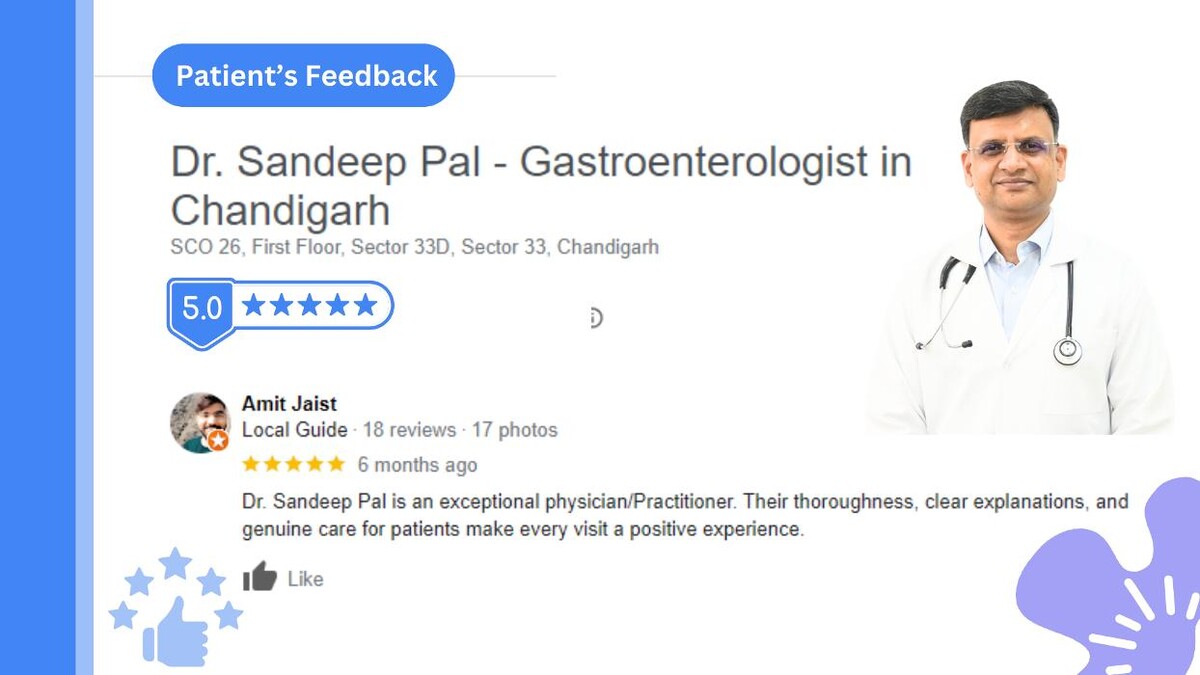 Images Dr. Sandeep Pal - Gastroenterologist in Chandigarh