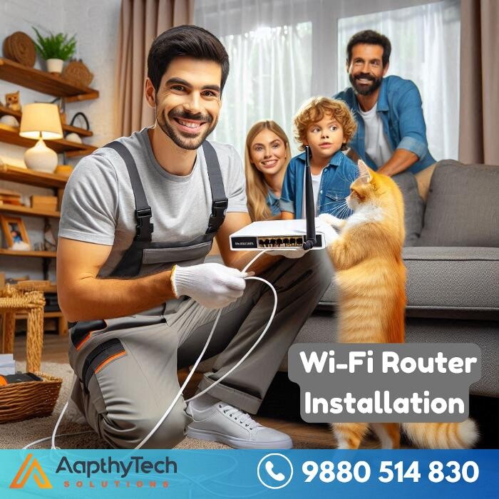 Images AapthyTech Solutions - Laptop, CCTV & Networking Services