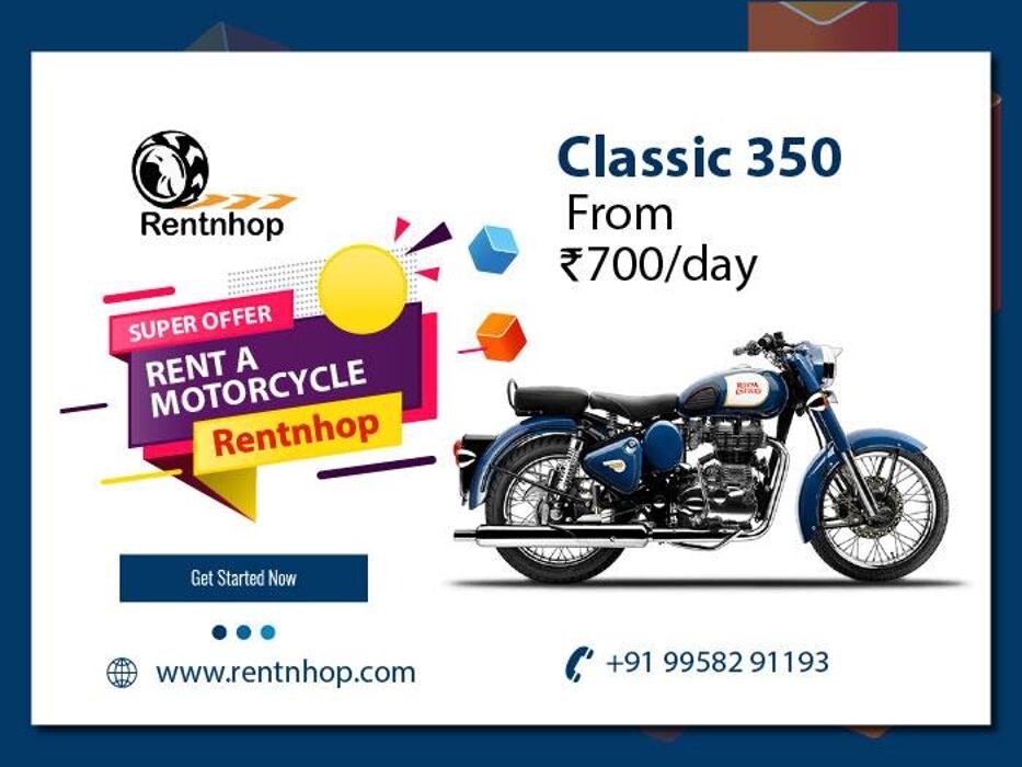 Images Rentnhop - Bike Rental in Delhi / Bike on rent in Delhi / Bike hire in Delhi