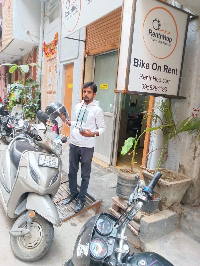 Images Rentnhop - Bike Rental in Delhi / Bike on rent in Delhi / Bike hire in Delhi