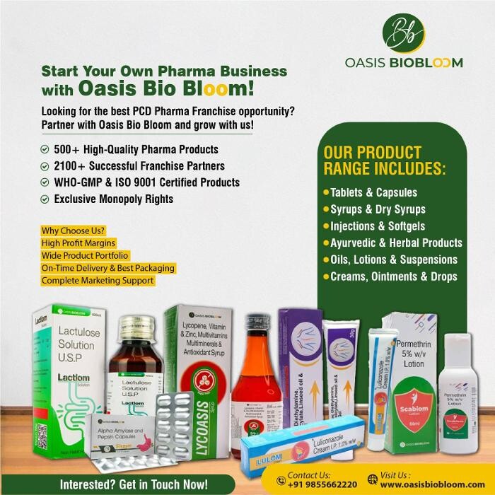 Images Oasis Bio Bloom LLP - PCD Pharma Franchise in Panchkula | PCD Pharma Company in Panchkula