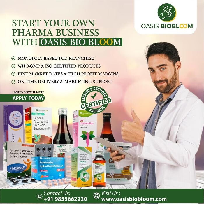 Images Oasis Bio Bloom LLP - PCD Pharma Franchise in Panchkula | PCD Pharma Company in Panchkula