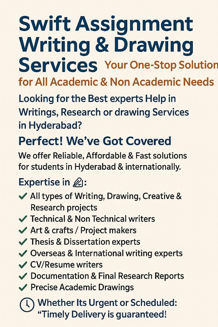 Images Swift Assignment Writing & Drawing Services | Expert Essay, Dissertation & Record Writing Help - Hyderabad & International