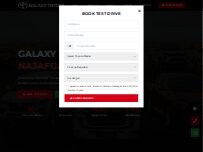 Website Screenshot Galaxy Toyota Showroom