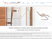 Studio Dentistico Gangi Climenti Dott. Giancarlo website screenshot