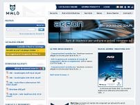 Screenshot for www.maloakron.it