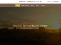 Screenshot for http://www.onoranzefunebrimanduca.it/