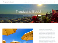 TROPICANA BEACH website screenshot