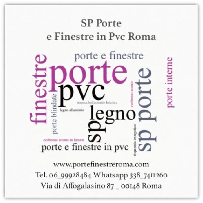 SP Porte e Finestre in pvc Logo