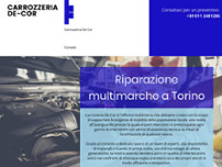 Carrozzeria De-Cor website screenshot