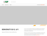 G e P Pratiche auto website screenshot