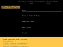 Ristorante trattoria le Piastre website screenshot