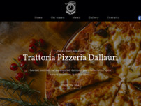 Trattoria Pizzeria Dallauri website screenshot