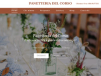 Panetteria del Corso website screenshot