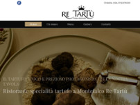 Re Tartù Montefalco website screenshot