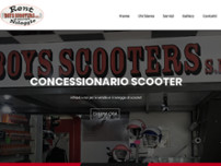 Boys Scooters website screenshot
