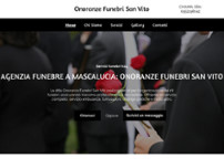 Onoranze Funebri San Vito website screenshot