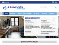 L'Ortopedia su Misura website screenshot
