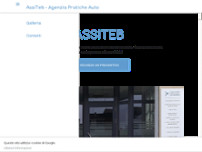 Agenzia pratiche auto Assiteb website screenshot