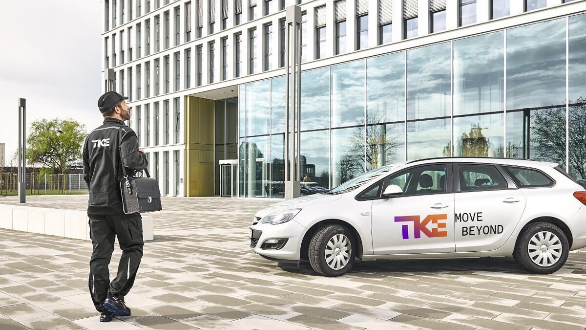 Images TK Elevator sede di Imperia