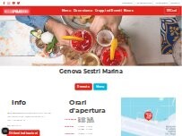 Website Screenshot Rossopomodoro Genova Sestri Marina