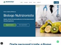 Website Screenshot Dott. Andrea D'Alonzo - Biologo Nutrizionista Roma