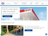 Website Screenshot Distributore Esso