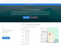 Website Screenshot Le Terre - Piatti della Tradizione