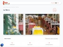 Website Screenshot Le Terre - Piatti della Tradizione