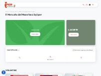 Website Screenshot Il Mercato del Maestoso by Iper