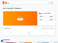 Website Screenshot Iper La grande i - Magenta