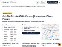 Website Screenshot CoinFlip Bitcoin ATM - Riparazione iPhone Firenze (Coverciano)