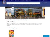 Website Screenshot ALDI Spilimbergo